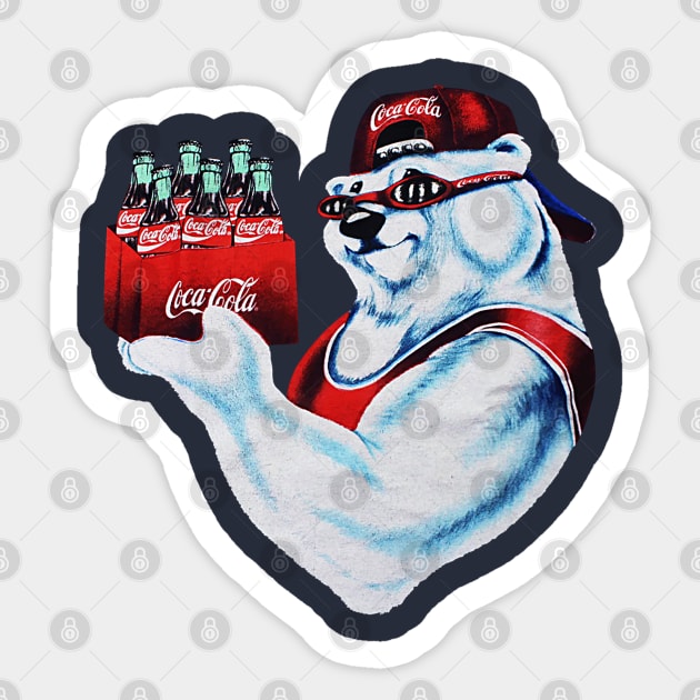 Coca Cola Coke - Polar Bear Sticker by nicklower